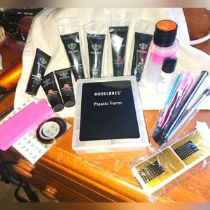 Polygel Nail colors w/accessories